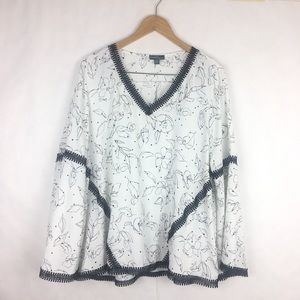 Market & Spruce Women’s Bell Sleeve Blouse XL